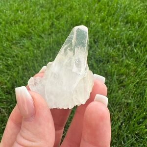 Clear Quartz Crystal Point - Translucent White From Madagascar
